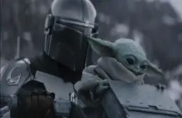 Din Djarin and Grogu in The Mandalorian and Grogu