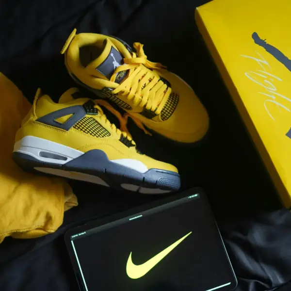 rare jordans with matching box and logo create a bold fashion statement