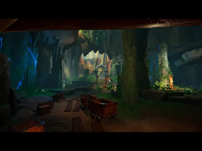 A cave system in Monster Mercs.