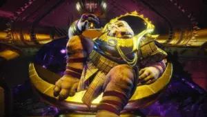 Calus, the Automaton holding his Chalice in Destiny 2