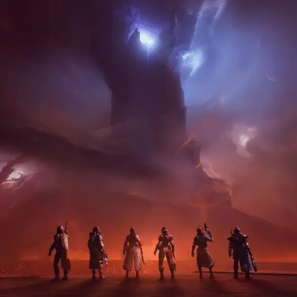 The Salvation's Edge Promo art in Destiny 2
