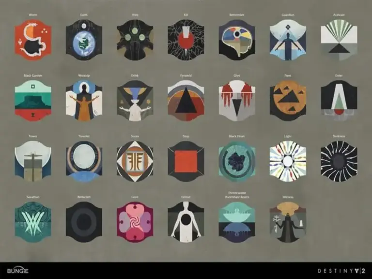 Vow of the Disciple symbols in Destiny 2