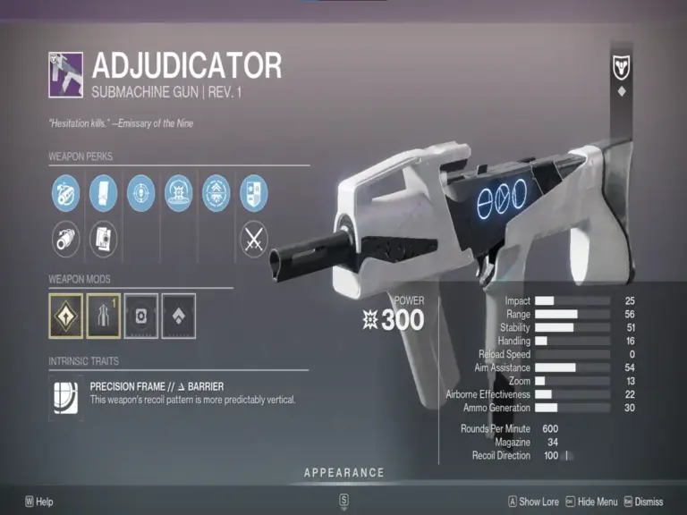 Adjudicator in Destiny 2