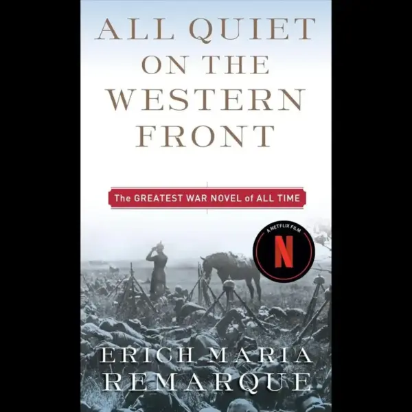 Book cover of "All Quiet on the Western Front" by Erich Maria Remarque