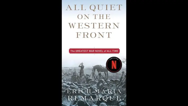 Book cover of "All Quiet on the Western Front" by Erich Maria Remarque
