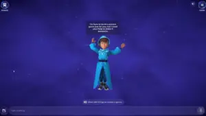 Screenshot from DreamForge, AI-powered gaming platform
