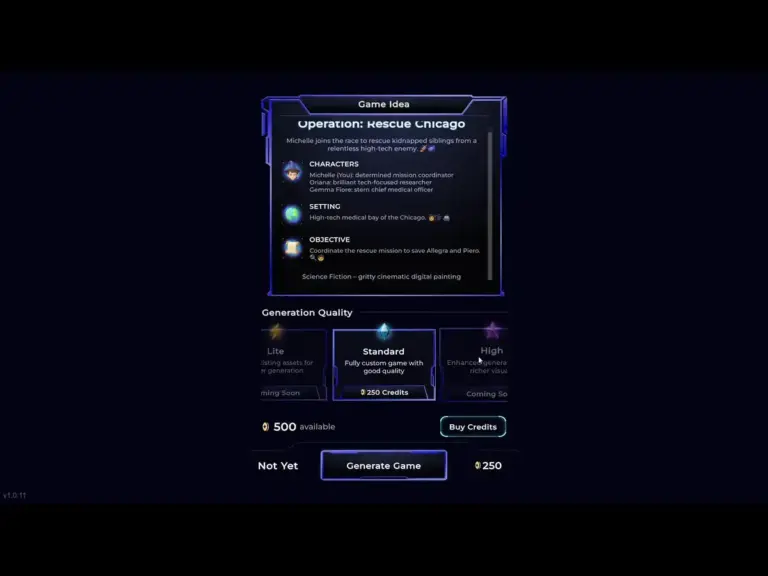 Screenshot from a game created by DreamForge