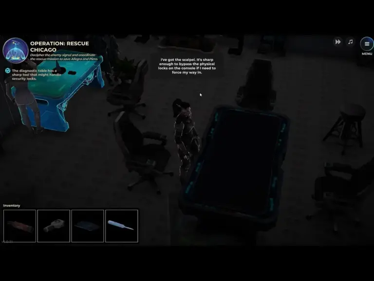 Screenshot from a game created by DreamForge