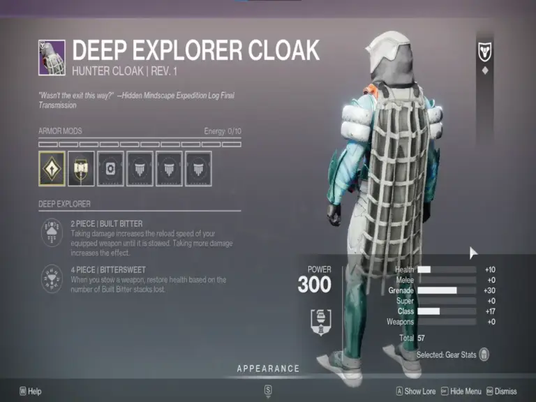 The Deep Explorer Destiny 2 Armor Set