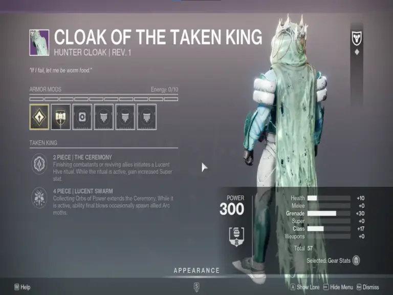 The Taken King Armor Set in Destiny 2