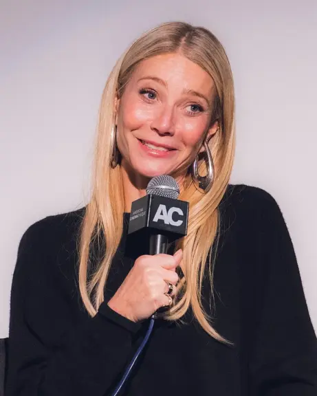 Gwyneth Paltrow at a Q&A for Marty Supreme in Santa Monica, California
