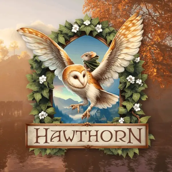 Key art for Hawthorn, NEARstudios, Co-op, sandbox, rpg