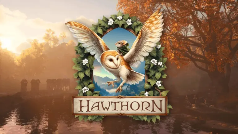 Key art for Hawthorn, NEARstudios, Co-op, sandbox, rpg