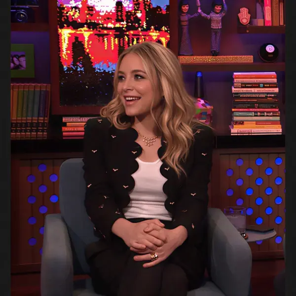 Jenny Mollen in "Watch What Happens Live with Andy Cohen, Jenny Mollen & Michael Rapaport" (2022)