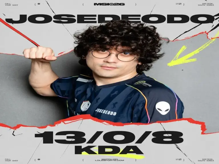 Josedeodo's game two KDA against KC at MSI 2026