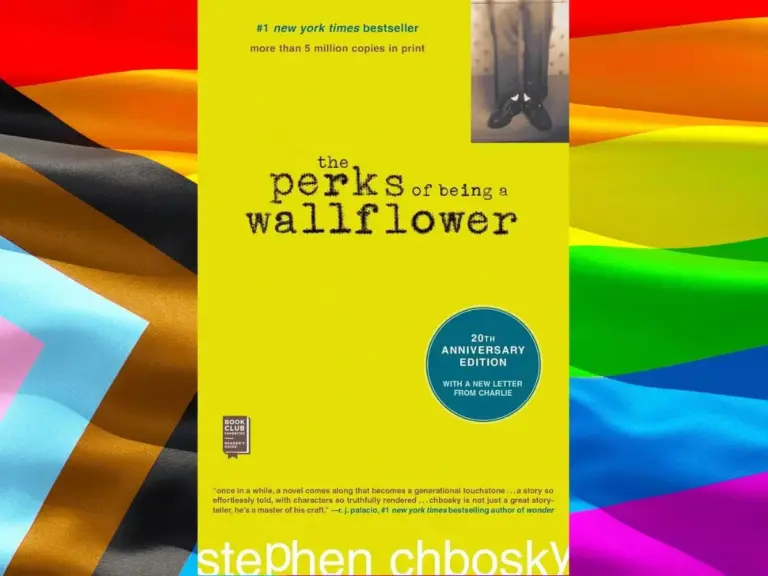 Cover for the book, "Perks of Being a Wallflower" by Stephen Chbosky