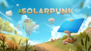 Solarpunk game key art