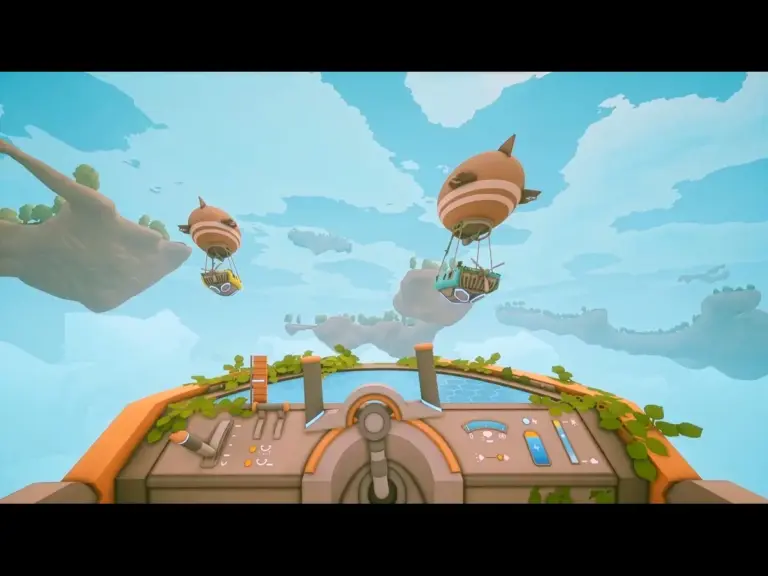 Screenshot from the game Solarpunk