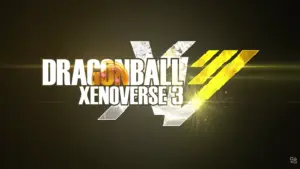 Artwork of Dragon Ball Xenoverse 3 title.