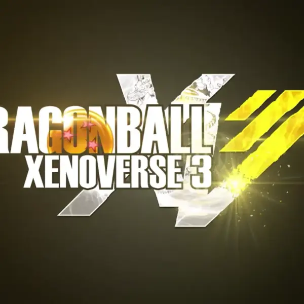 Artwork of Dragon Ball Xenoverse 3 title.