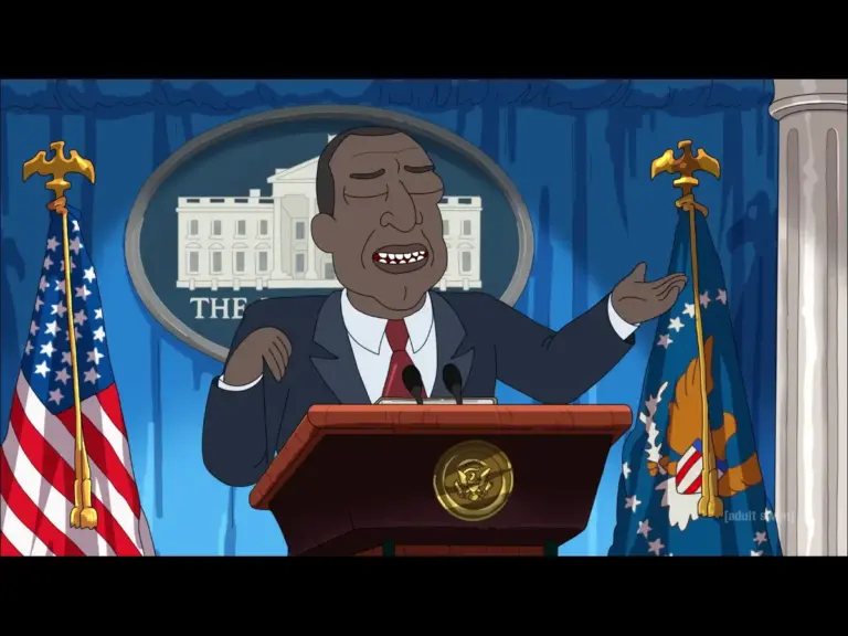 President Curtis giving a speech.