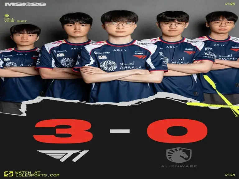 T1 beat Team Liquid in the opening MSI match