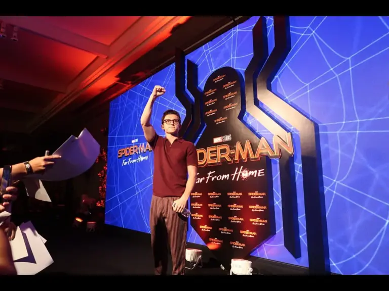 Tom Holland at Spider-Man Far From Home event.