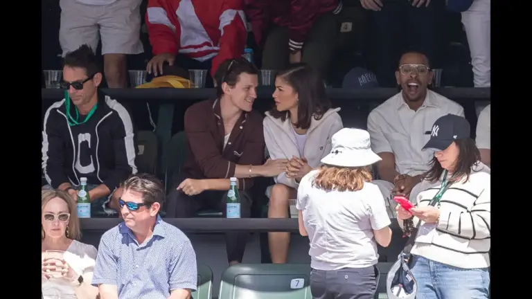 Actor Tom Holland and actress and singer Zendaya attended the BNP Paribas Open in Indian Wells, Calif., Sunday, March 17, 2024.