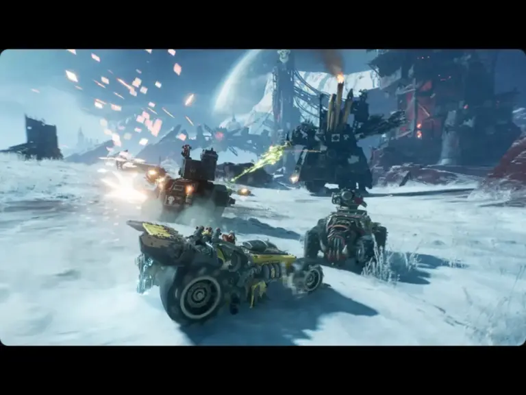 Screenshot from Warhammer 40,000 : Speed Freeks, Action, indie, racing, PC game
