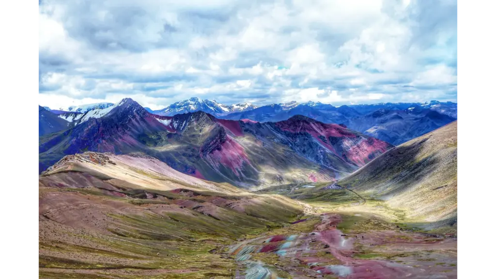 Stunning view of Rainbow Mountain in the Andes, showcasing vibrant colors and sweeping landscapes shaped by the kind of unusual nature that doesn’t even look real.