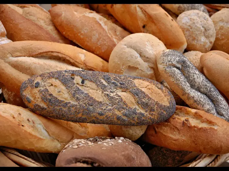 In daily devotional, loaves of bread are seen which highlights Jesus multiplying bread and fish for the multitude.