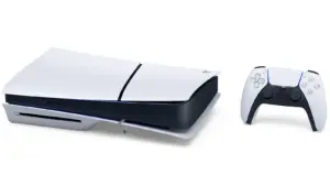 Sony's PlayStation 5 console and controller.