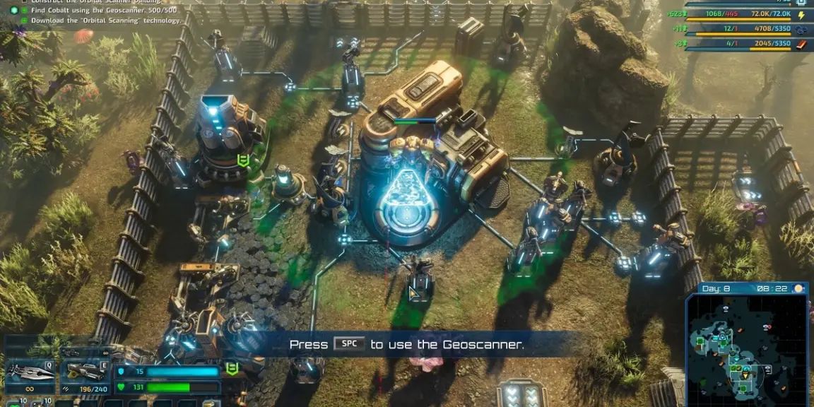 Image of the Headquarters from The Riftbreaker gameplay