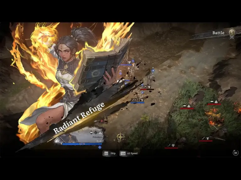 Screenshot for Lost Eidolons: Veil of the Witch, free game through Amazon Prime Gaming for Amazon Luna, Turn-based strategy (TBS), Tactical, Role-playing (RPG)