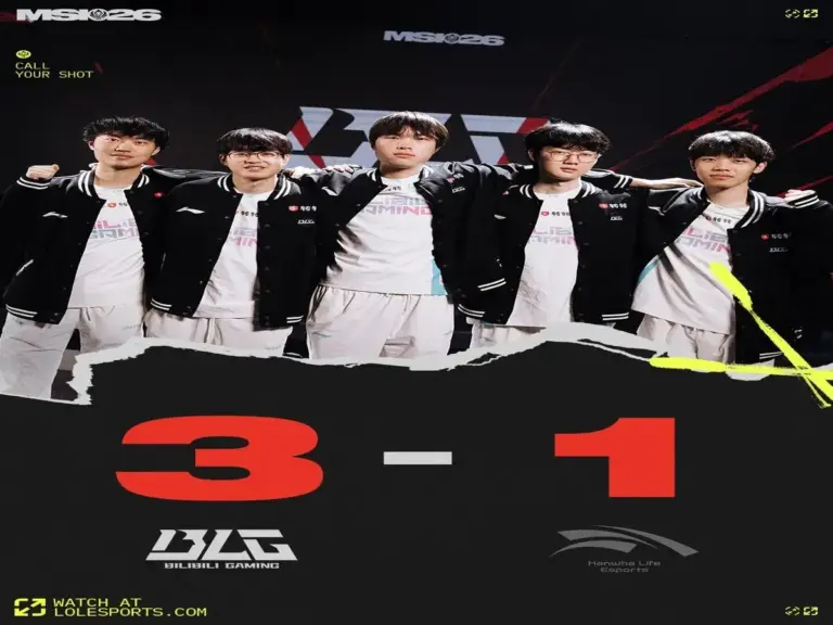 BLG advanced to the MSI Grand Finals with 3-1 win over HLE