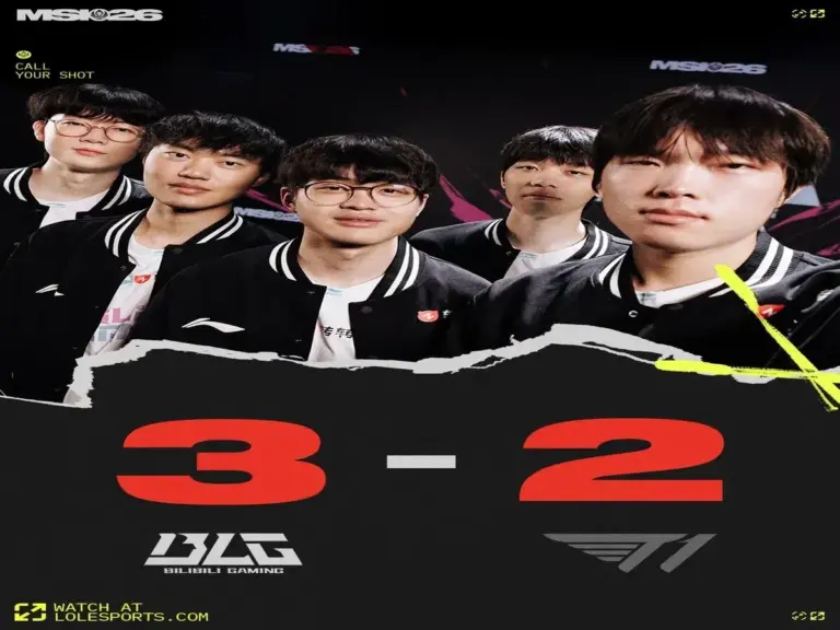 BLG started their MSI with a 3-2 victory over T1