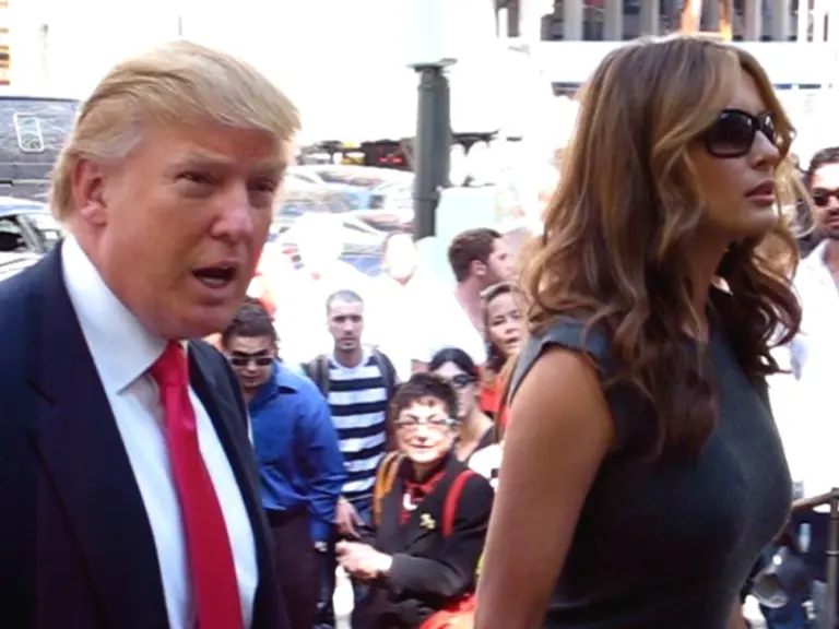 Donald Trump and Melania Trump.