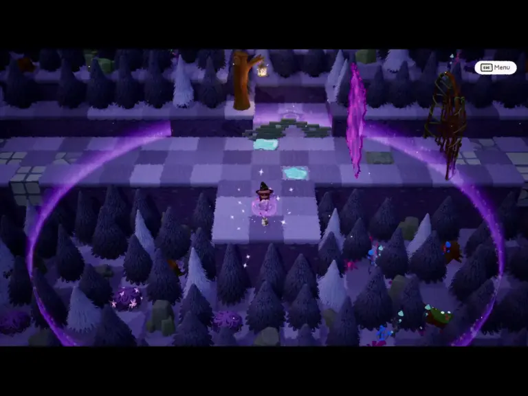 Screenshot from Kitty Witchy, cozy game, puzzle game, indie game