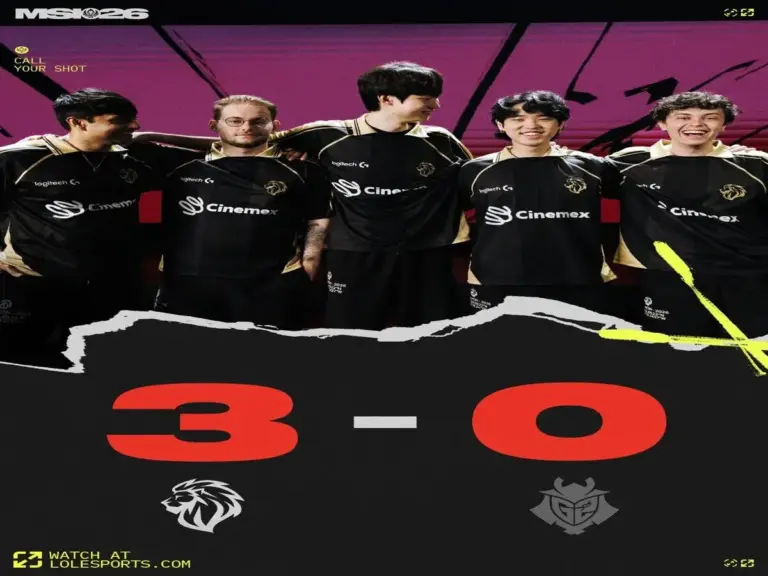 LYON dominated the series against G2 to win 3-0