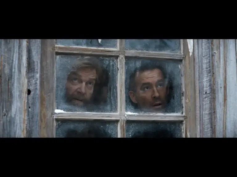 Kenneth Branagh and Ryan Reynolds in "Mayday," premiering September 4, 2026 on Apple TV.