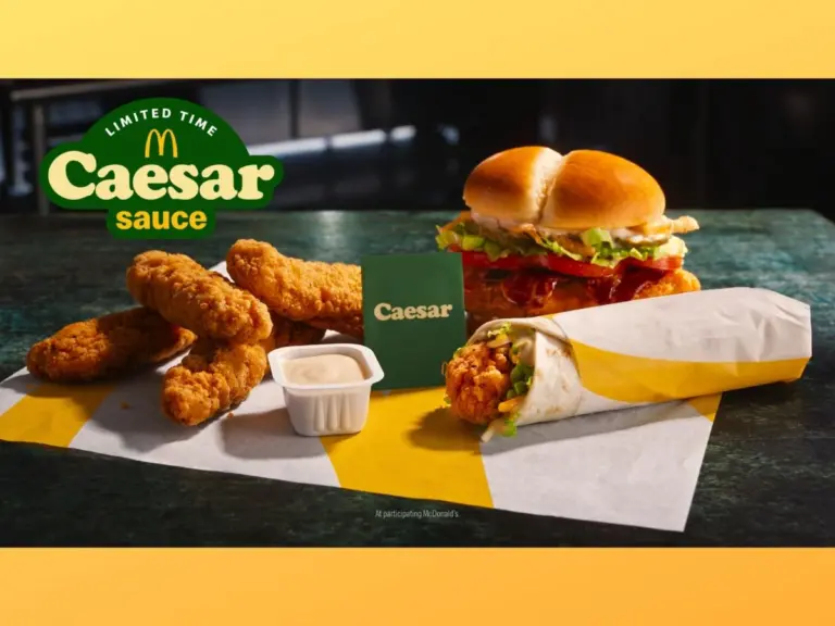 McDonald's new Caesar Lineup July 2026, McDonald's Caesar Sauce