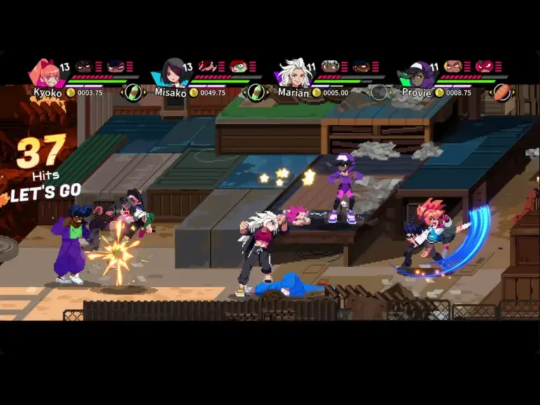 Screenshot from River City Girls 2 PC game on the Epic Games Store