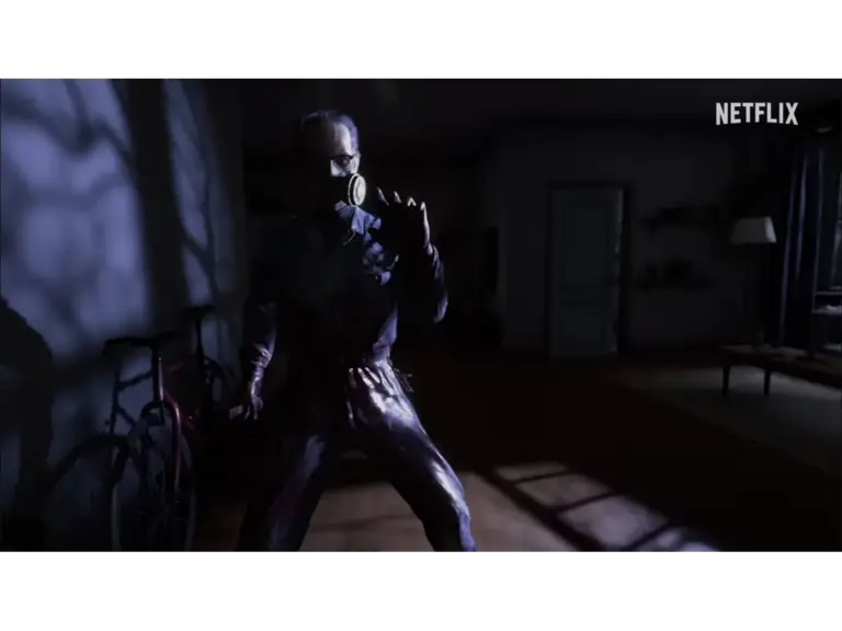A menacing man from Netflix's Unhinged game. 