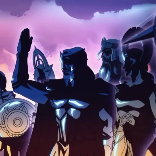 Screenshot from "Blood of Zeus" trailer, fantasy anime, mythology in anime