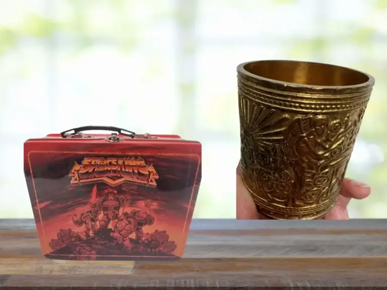 Space King No Girls Allowed Relic Lunch Box and cup, product recall, lunch box recall