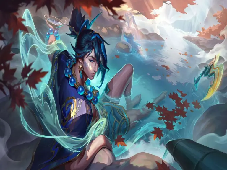 The Spirit Blossom Springs Aphelios in Teamfight Tactics