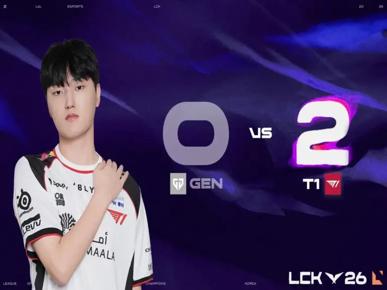 T1 recovered from a 2-0 loss to KT Rolster by beating their rivals Gen.G Esports 2-0 in the LCK