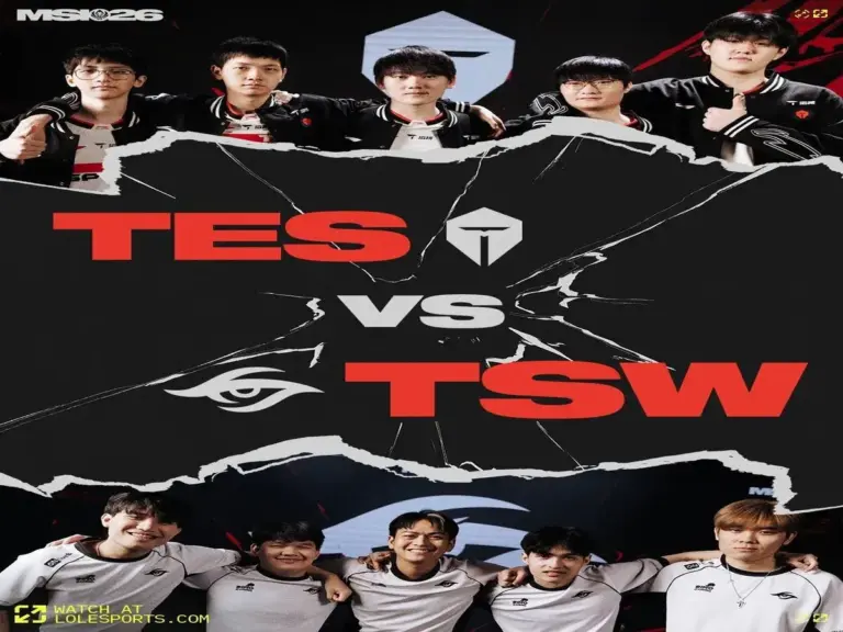 TES will play against TSW in the LB R1 at MSI