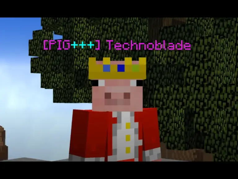 Technoblade's pig from Minecraft.