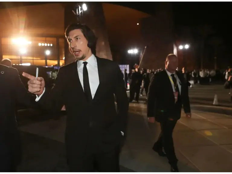 Adam Driver enters the Palm Springs International Film Festival Awards Gala at the Palm Springs Convention Center, January 2, 2020. Psiff 2020 5